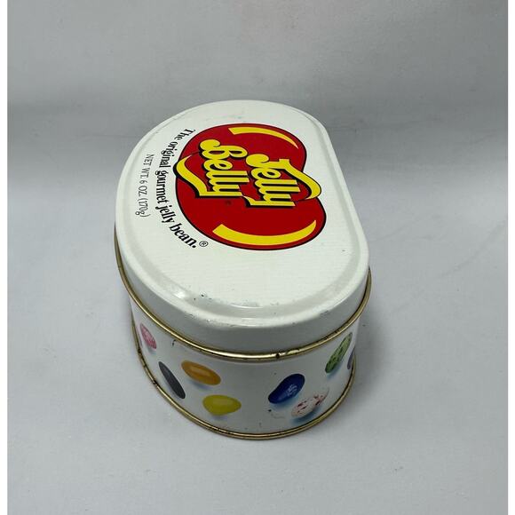 The Original Gourmet Jelly Bean Souvenir Metal Tin Canister 6oz‎ (lil rust) - Picture 9 of 9